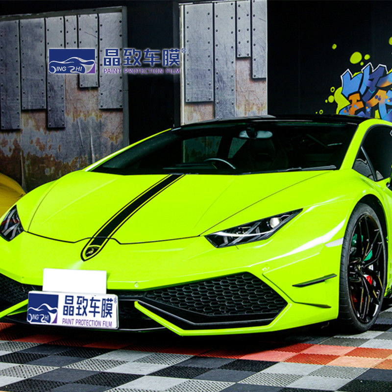 فيلم RoHS 3D Carbon PET Vinyl Film أبيض اللون العشاء من الألياف الزرقاء اللامعة